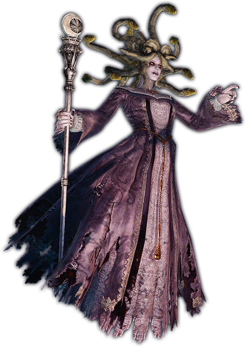 Medusa - Dragon's Dogma Online Medusa Clipart (506x714), Png Download