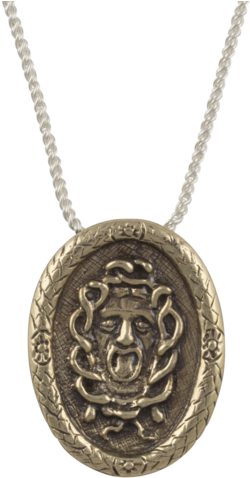 Medusa Necklace - Locket Clipart (1000x667), Png Download