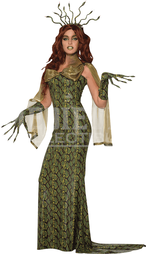 Greek Goddess Medusa Costume Clipart (850x850), Png Download