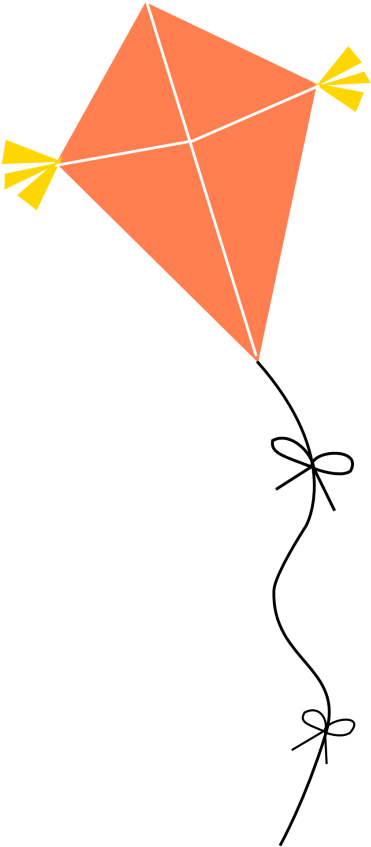 Download Kite Png Transparent Image - Kite Clipart Transparent Background (500x900), Png Download