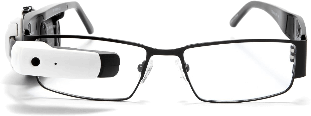 Vuzix To Showcase "pokémon Go" On M100 Smart Glasses - Wearable Technology Transparent Background Clipart (1214x571), Png Download