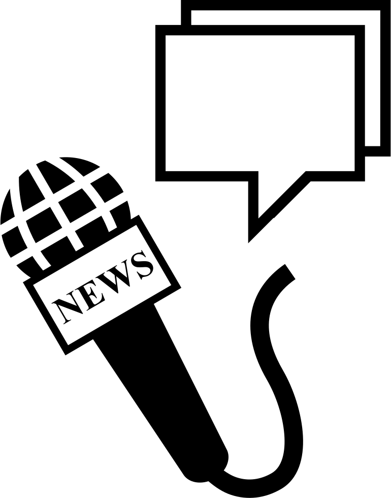 Png File Svg - Png News Microphone Icon Clipart (770x980), Png Download