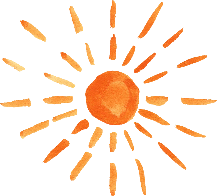 12 Watercolor Sun Vol - Circle Clipart (745x675), Png Download