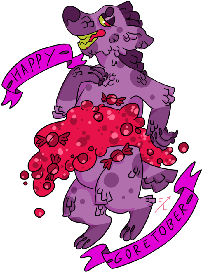 Candy Gore, Pastel Goth - Candy Gore Clipart (794x1006), Png Download