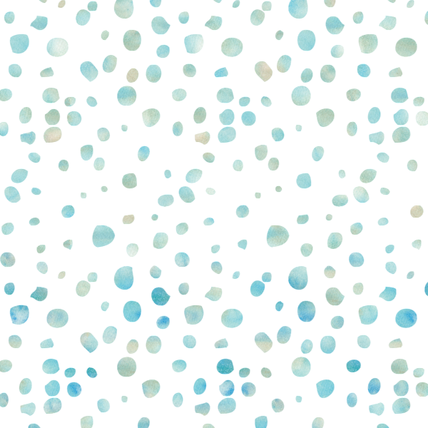 600 X 600 21 - Blue Watercolor Polka Dot Png Clipart (600x600), Png Download