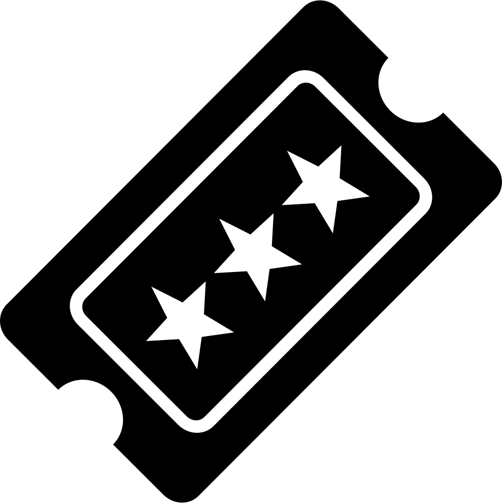 Png File Svg - Ticket Icon Clipart (980x982), Png Download