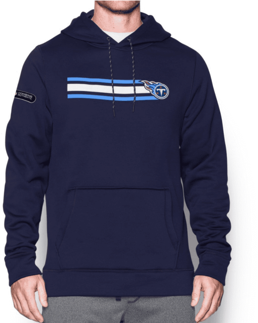 Under Armour Men's Tennessee Titans Medium Hoodie Sweatshirt - Polar Fleece Clipart (640x640), Png Download