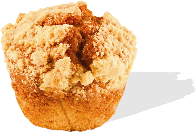 Home Style Apple Crumble Muffin - Crumble Png Clipart (900x600), Png Download