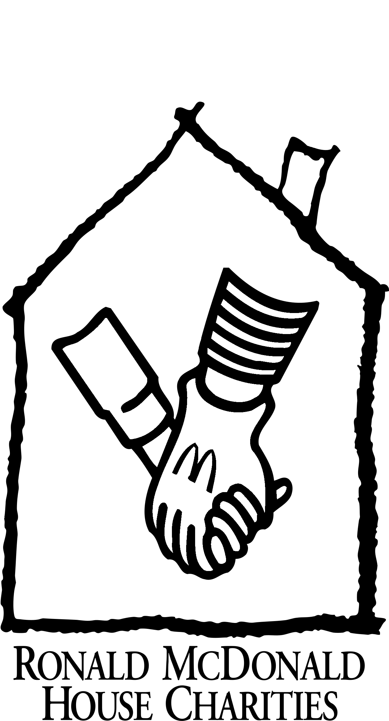 Ronald Mcdonald Logo Black And White - Non Profit Organisations Nz Clipart (2400x2400), Png Download