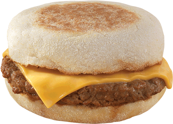 Sausage & Cheese Muffin - Cheeseburger Clipart (560x560), Png Download