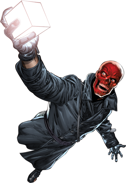 Map - Red Skull Marvel Png Clipart (576x720), Png Download