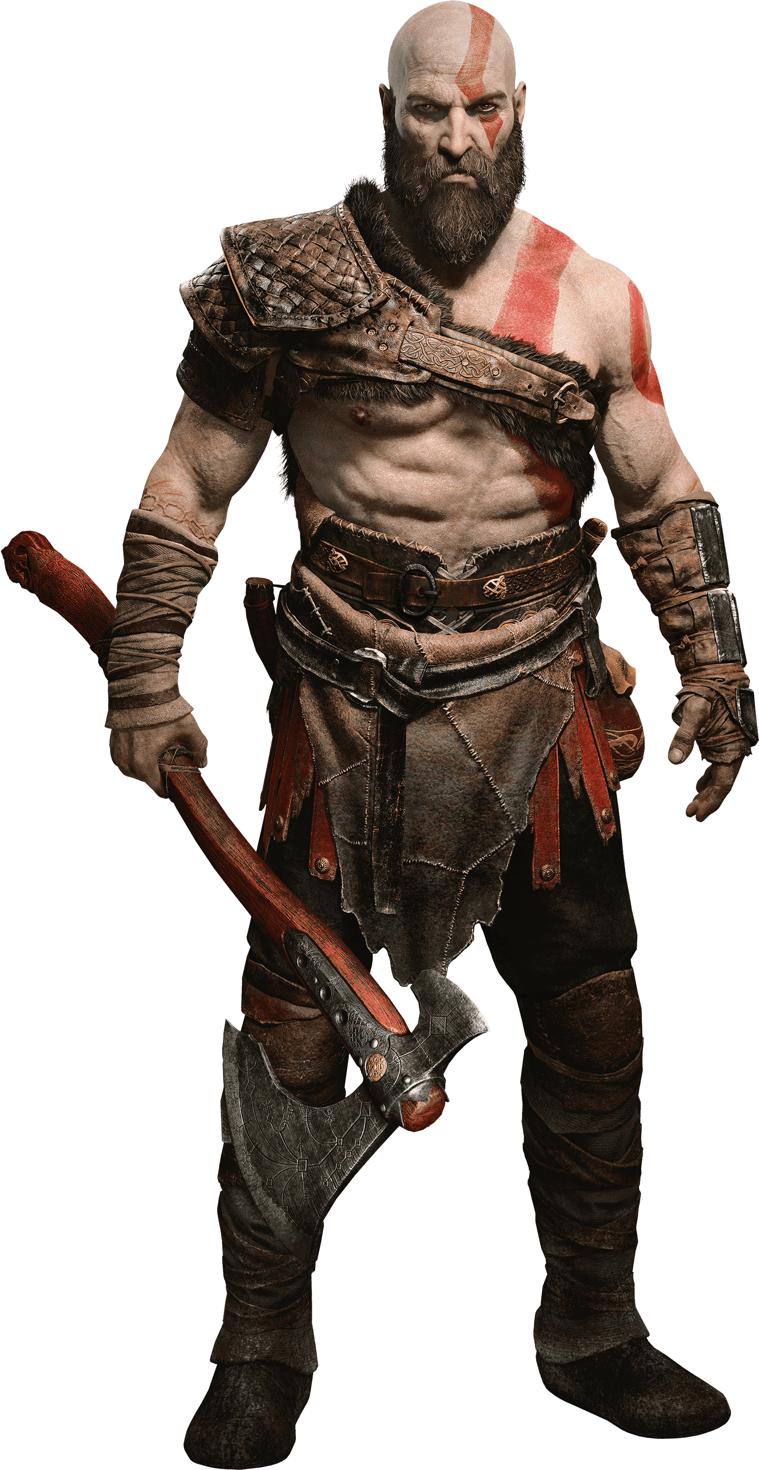 God Of War Png - God Of War 4 Png Clipart (1725x3075), Png Download