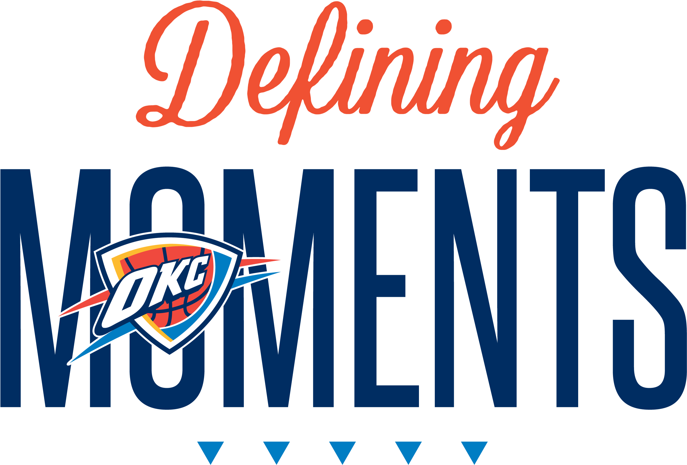 Ten Seasons Of Thunder Basketball Are Complete, With - Oklahoma City Thunder Clipart (5849x1842), Png Download