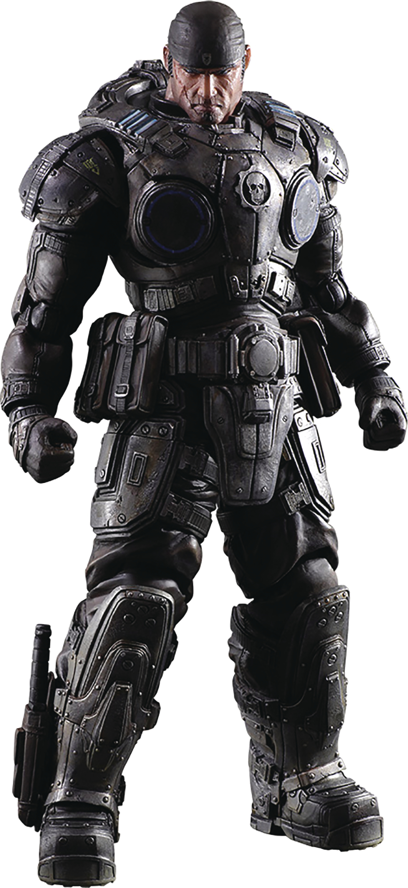 Marcus Fenix Png Pic - Play Arts Kai Marcus Fenix Clipart (827x1800), Png Download