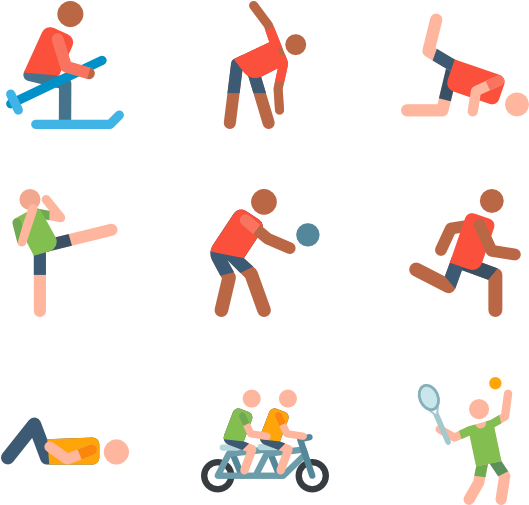 Fitness Icon Pack Clipart (600x564), Png Download