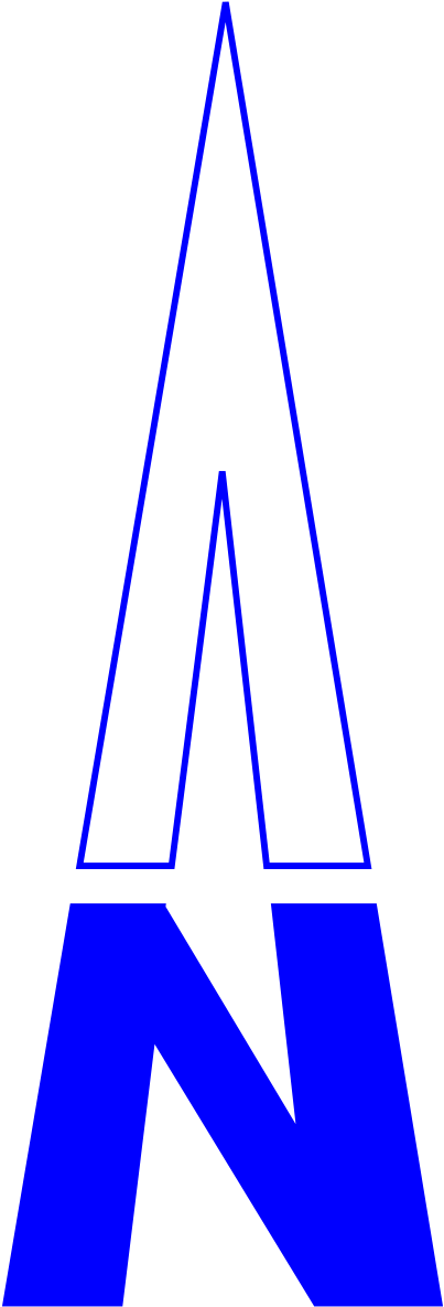 North Arrow Orienteering Clipart By Morits - اشكال اتجاه الشمال في الخريطة - Png Download (406x1200), Png Download