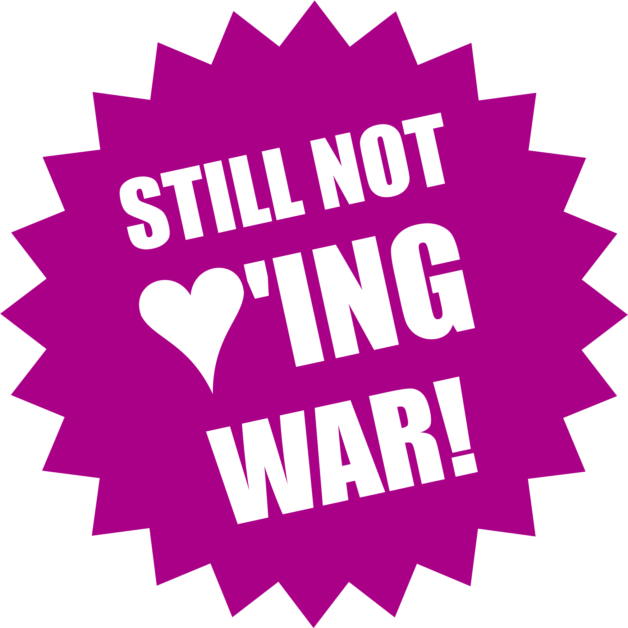 This Free Icons Png Design Of Still Not Loving War Clipart (2400x2400), Png Download