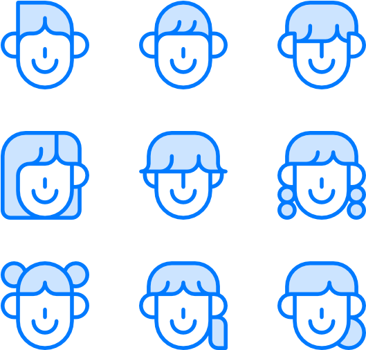 Hairstyle Clipart (600x564), Png Download