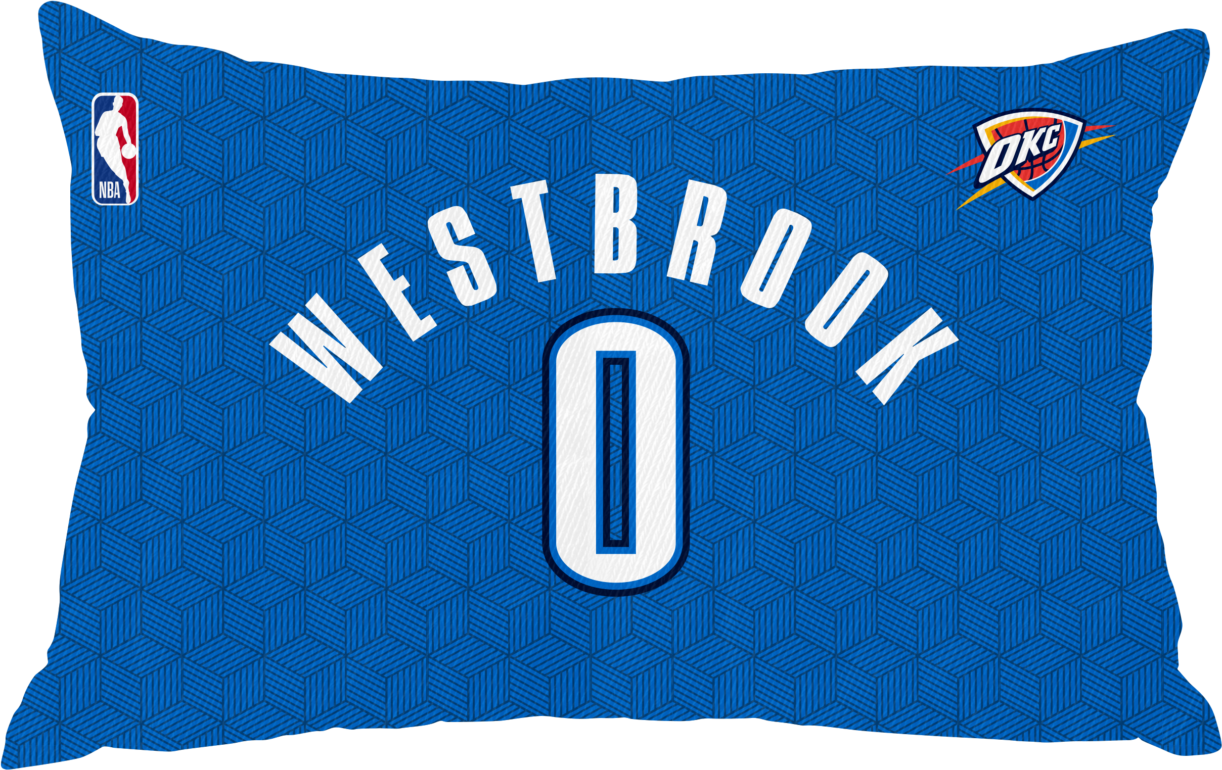 Russell Westbrook Pillow Case Number Clipart (2417x1524), Png Download