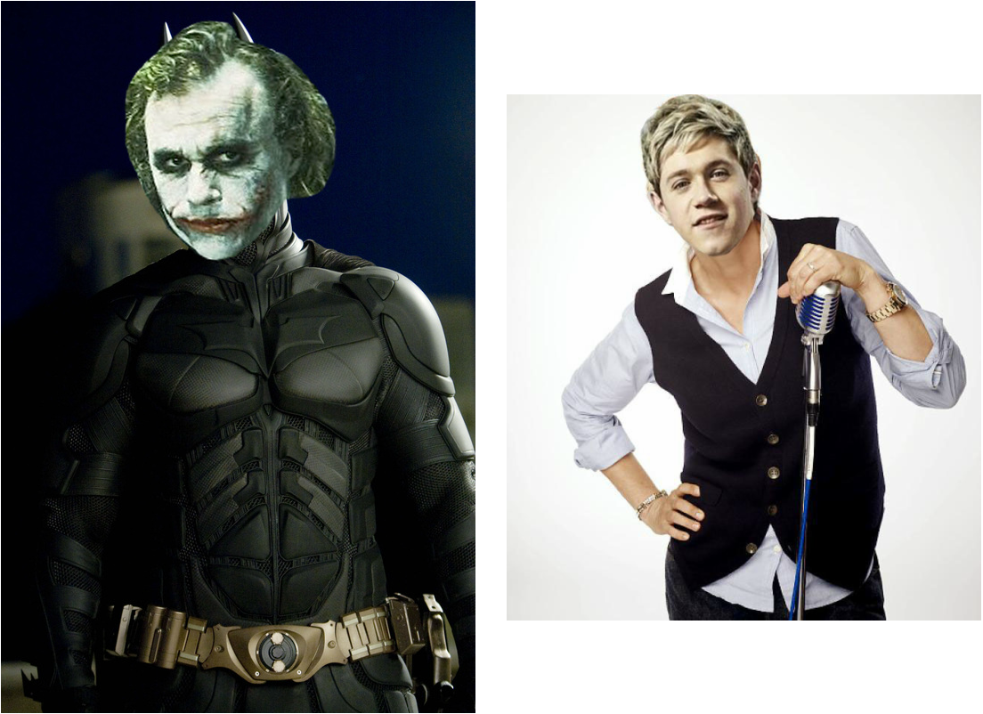 Kellin And Copeland Quinn , Andy Biersack And Juliet - Batman 2008 Dark Knight Clipart (1104x802), Png Download