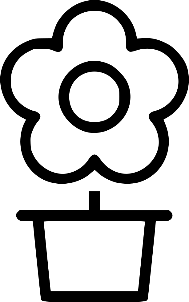 Flower Pot Comments - 國道 1 號 Clipart (614x980), Png Download