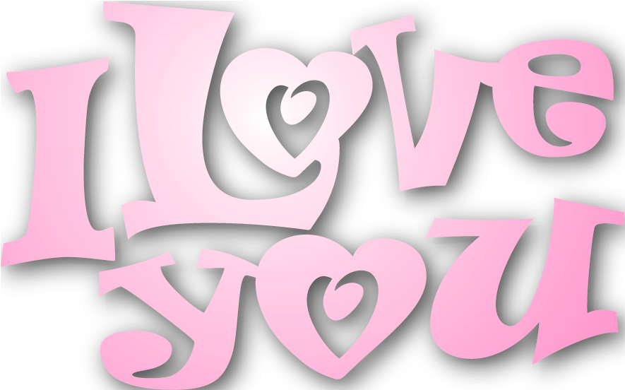 Love You In Png Clipart (896x573), Png Download