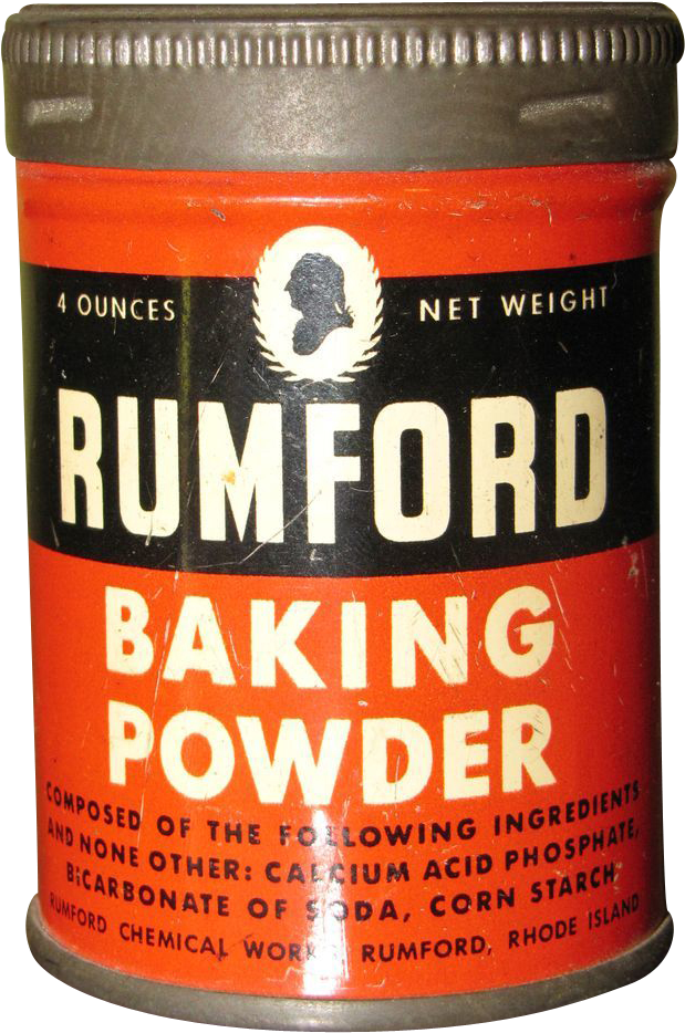 Rumford Baking Powder Tin - Food Clipart (933x933), Png Download