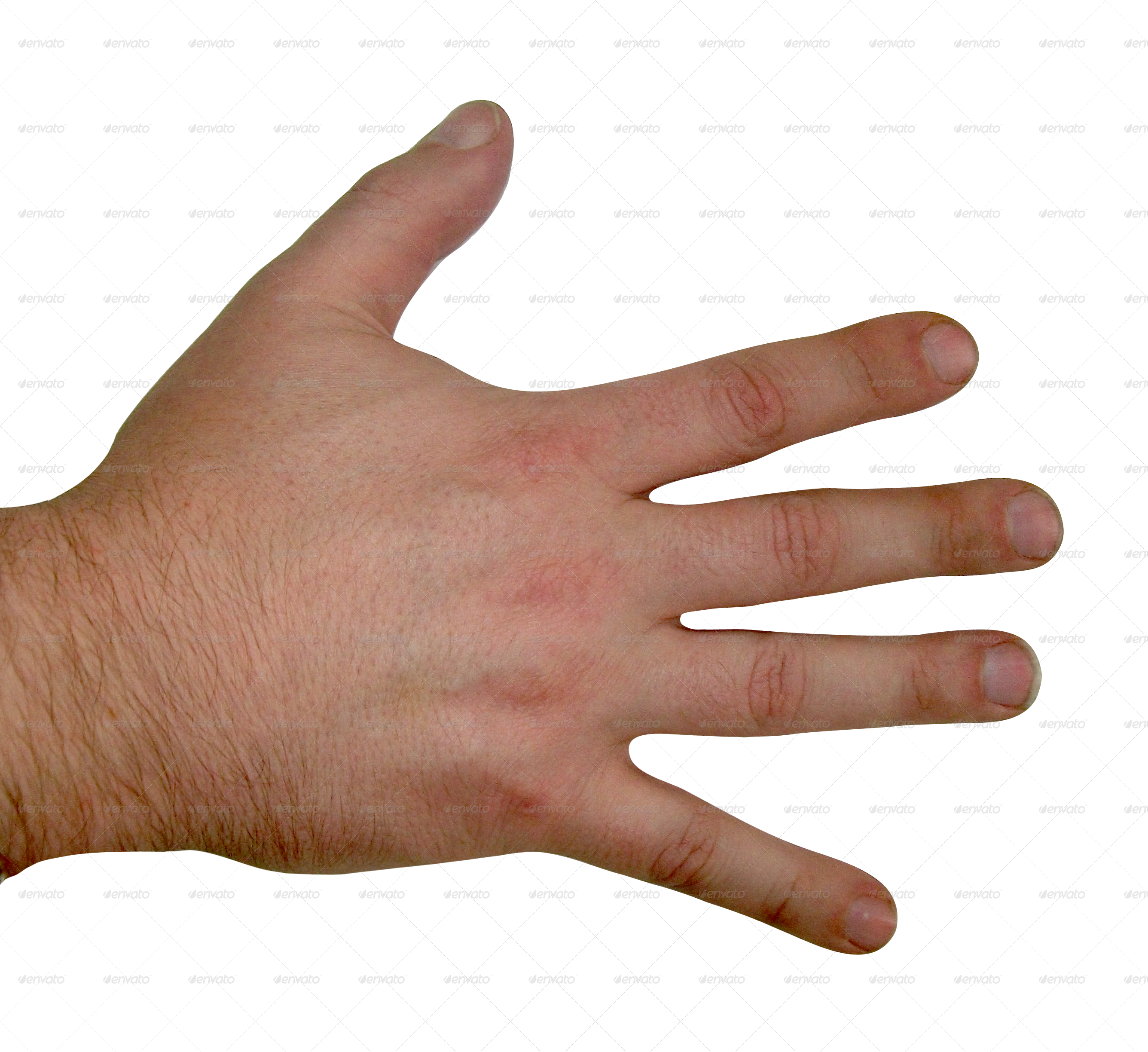 Finger Clipart Back Hand Pencil And In Color Finger - Back Of Hand Transparent - Png Download (2672x2448), Png Download