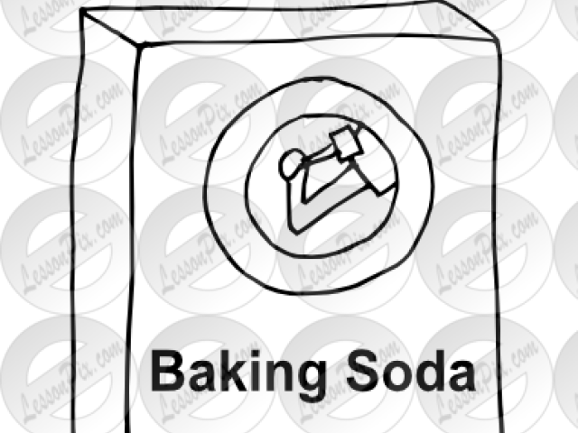 Baking Soda Drawing Easy Clipart (640x480), Png Download