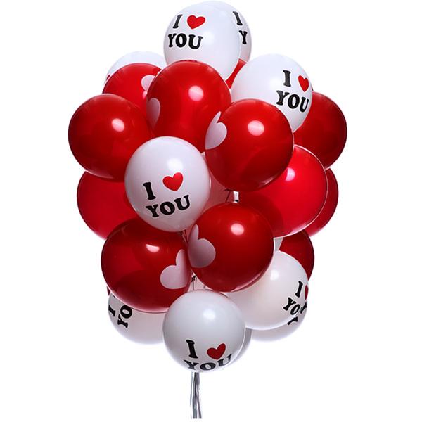 Picture Of I Love You Babe - Love You Balloon Png Clipart (600x600), Png Download