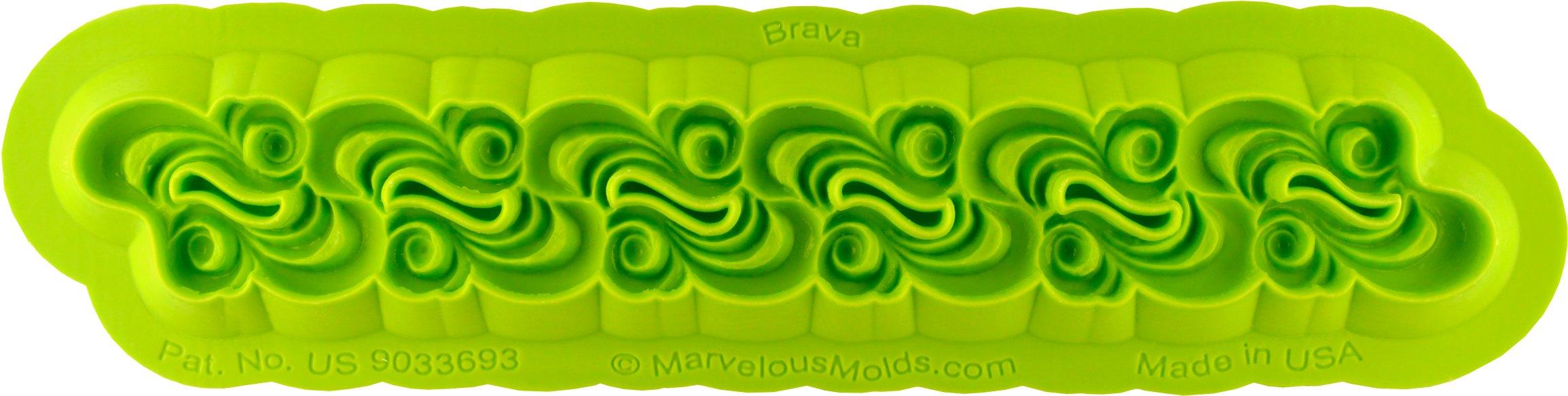 Brava Border Mold - Illustration Clipart (2378x640), Png Download