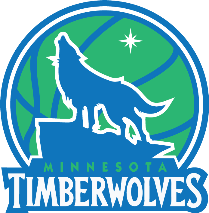 Retro Minnesota Timberwolves Logo Clipart - Large Size Png Image - PikPng