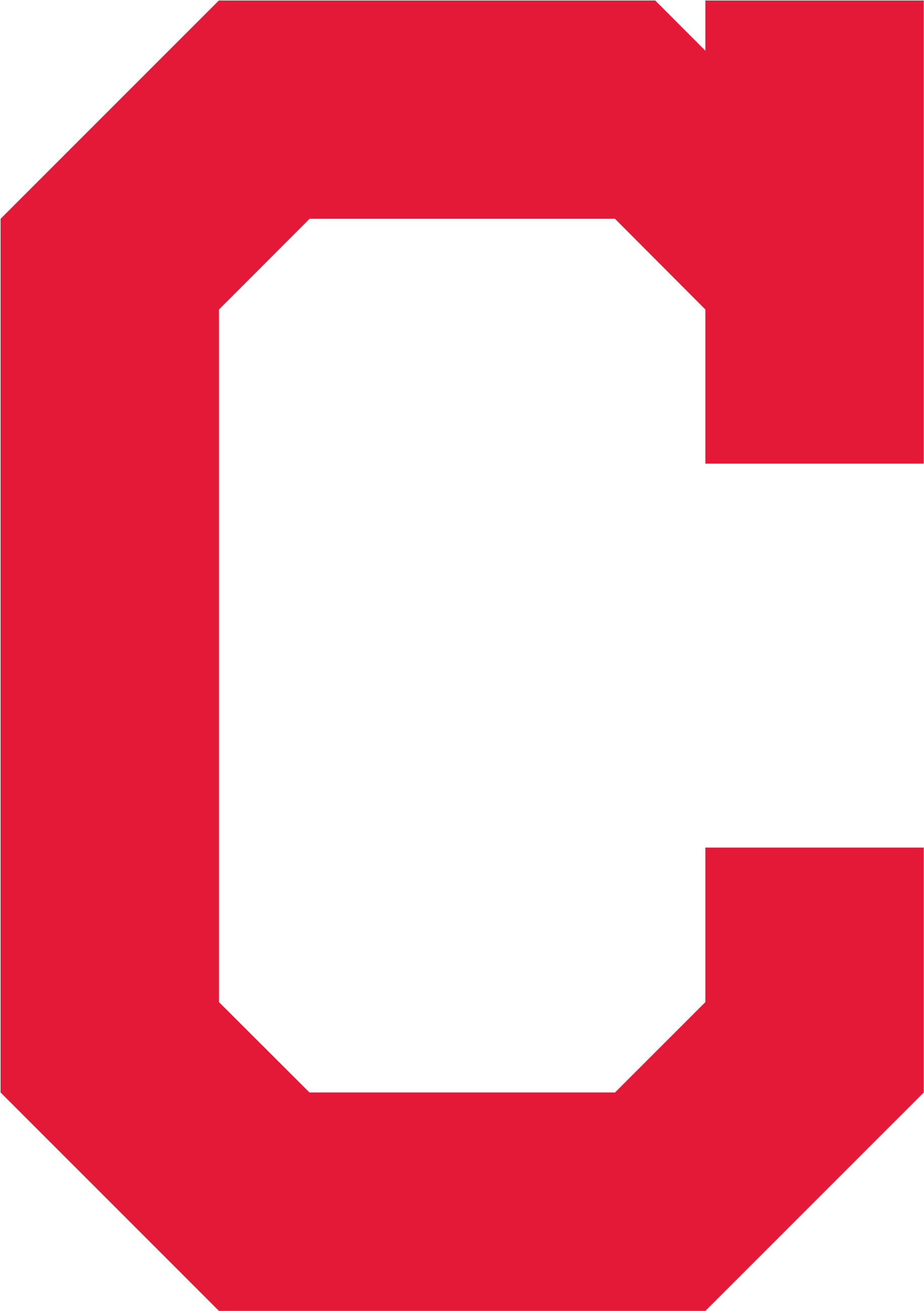 Cleveland Indians C Logo Transparent - Cleveland Indians Logo Png Clipart (2400x3000), Png Download