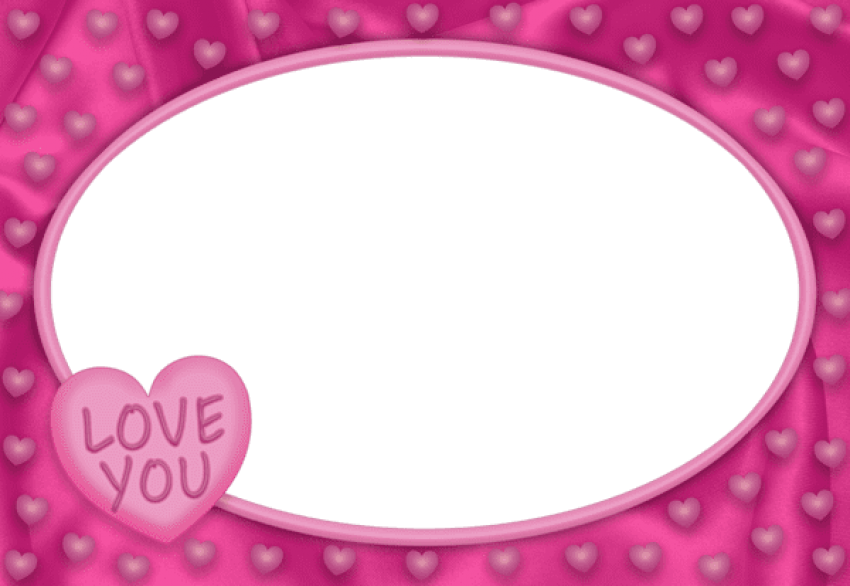 Free Png Best Stock Photos Love You Png Frame Background - Circle Clipart (850x586), Png Download
