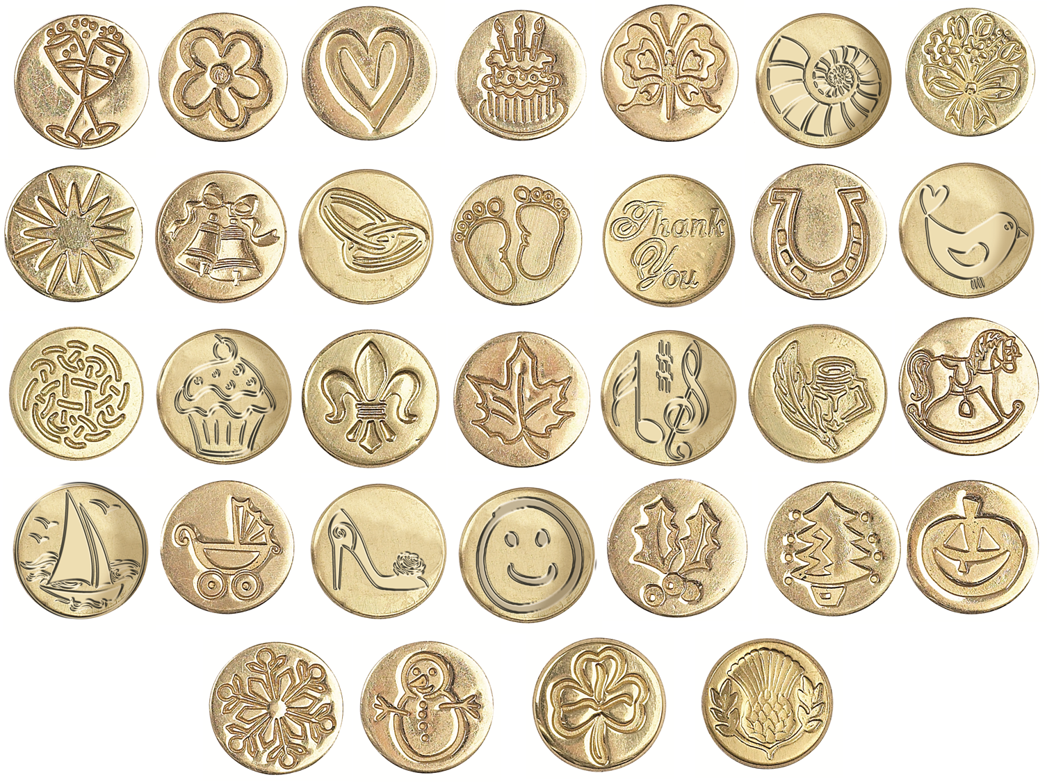 18mm Wax Seal Coin - Types Of Natural Stone Clipart (1506x1125), Png Download