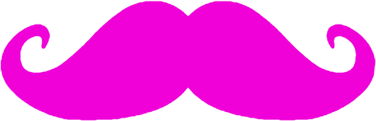 Pink Mustache Transparent - Wallpaper Clipart (900x563), Png Download