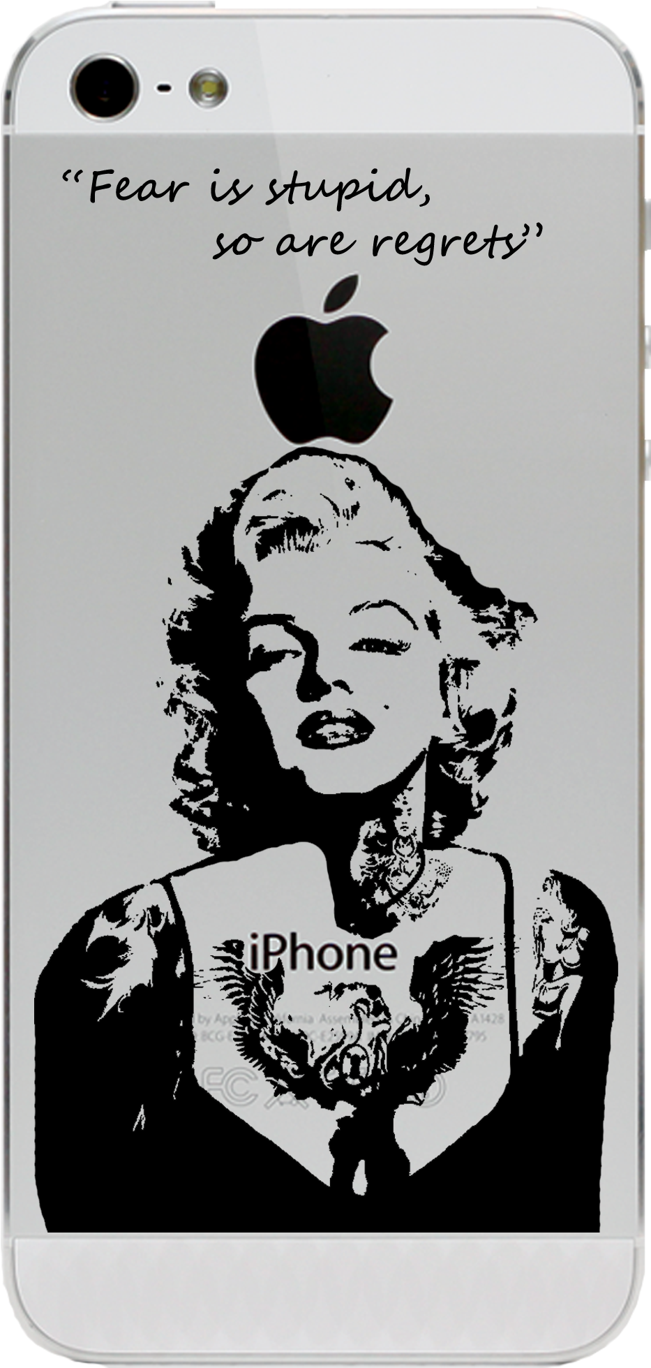 Marilyn Monroe G Little Sticker Coming Soon, Follow - Positive Negative Space Portrait Clipart (1100x2100), Png Download