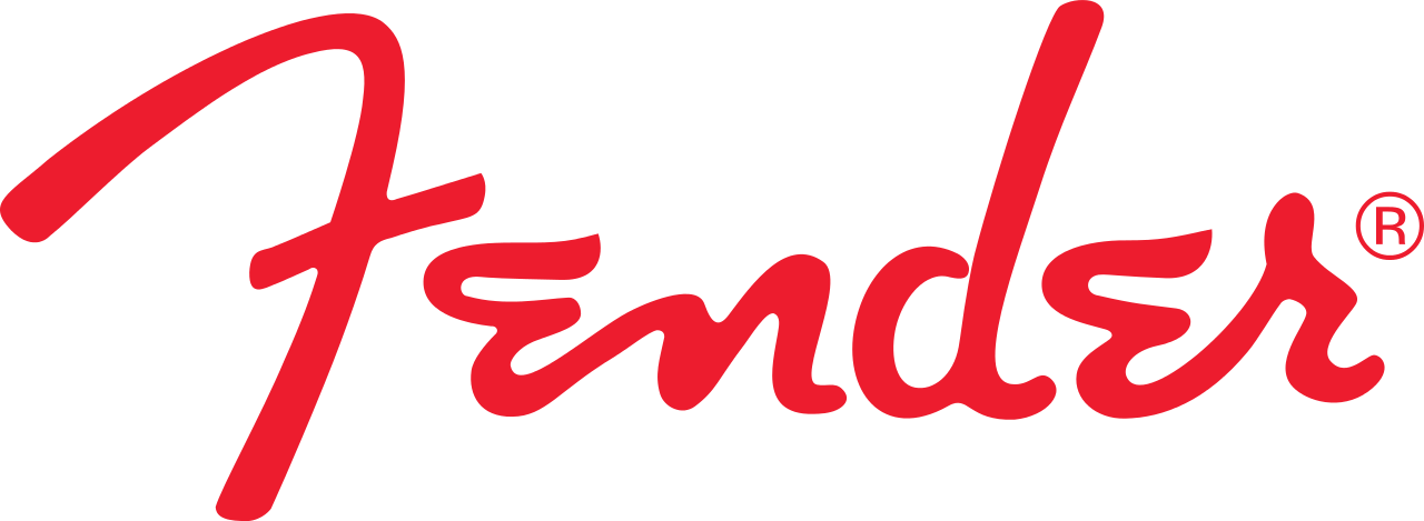 Fender Guitars Logo - Fender Guitar Logo Png Clipart (1280x469), Png Download