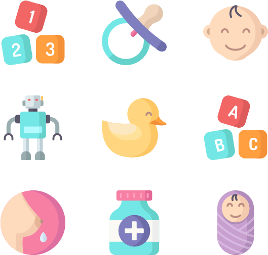 Baby - Baby Icon Vector Png Clipart (600x564), Png Download
