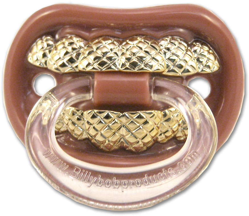 Baby Grillz Pacifier Clipart (950x1200), Png Download