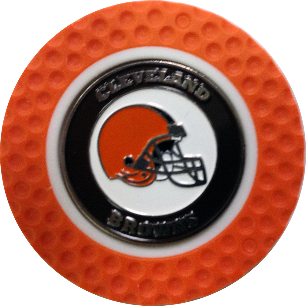 Golf Ball Marker Nfl Cleveland Browns - Logos And Uniforms Of The San Francisco 49ers Clipart (1000x1000), Png Download