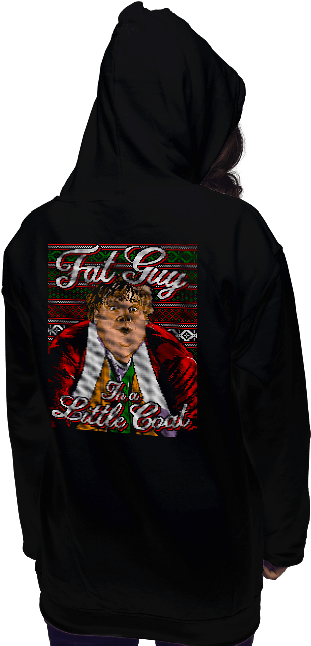 Fat Guy In A Little Coat - Karate Kid Christmas Jumper Clipart (650x650), Png Download