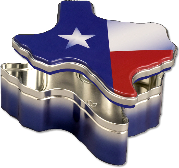 Texas Collectible Tins - Flag Of The United States Clipart (600x600), Png Download