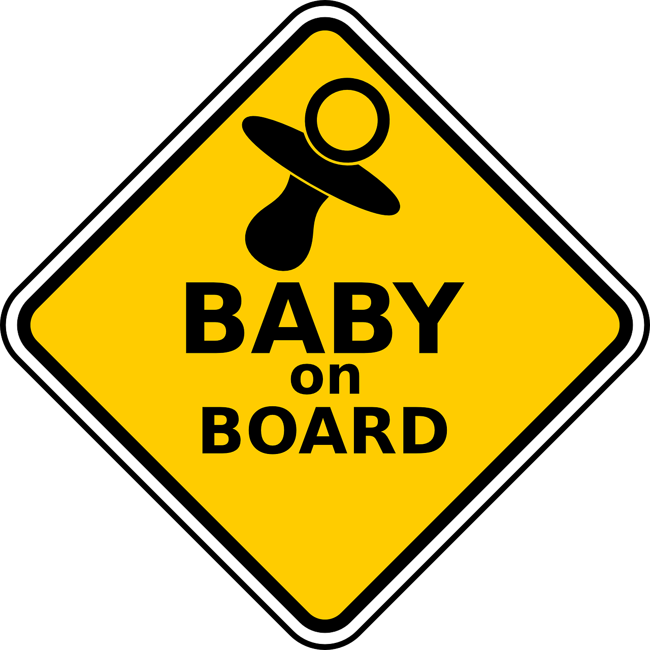 Pacifier, A True Ally - Traffic Sign Clipart (1280x1280), Png Download