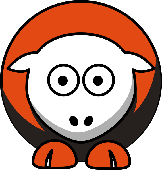 Cleveland - Free - Browns - Sheep - College Football Clipart (570x598), Png Download