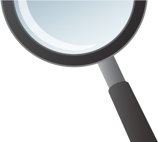 Magnifying Clipart Clear Background - Circle - Png Download (640x480), Png Download
