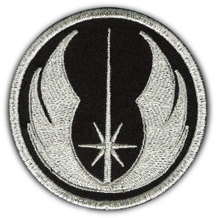 The 'jedi Order' Metallic Patch - Jedi Emblem Clipart (689x696), Png Download