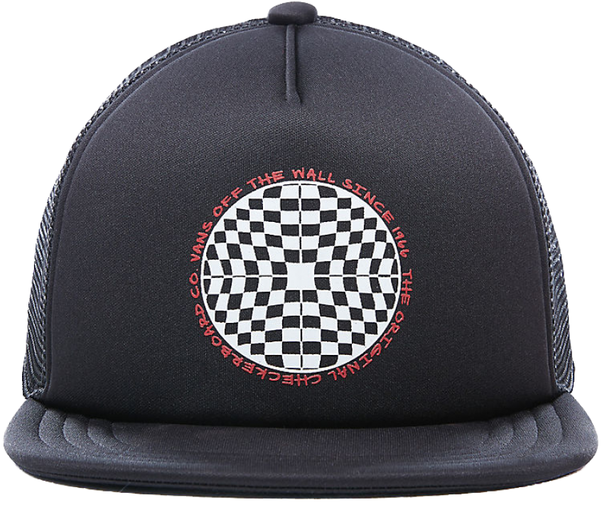 Vans Vans Logo Trucker Hat Kids Clipart (847x710), Png Download