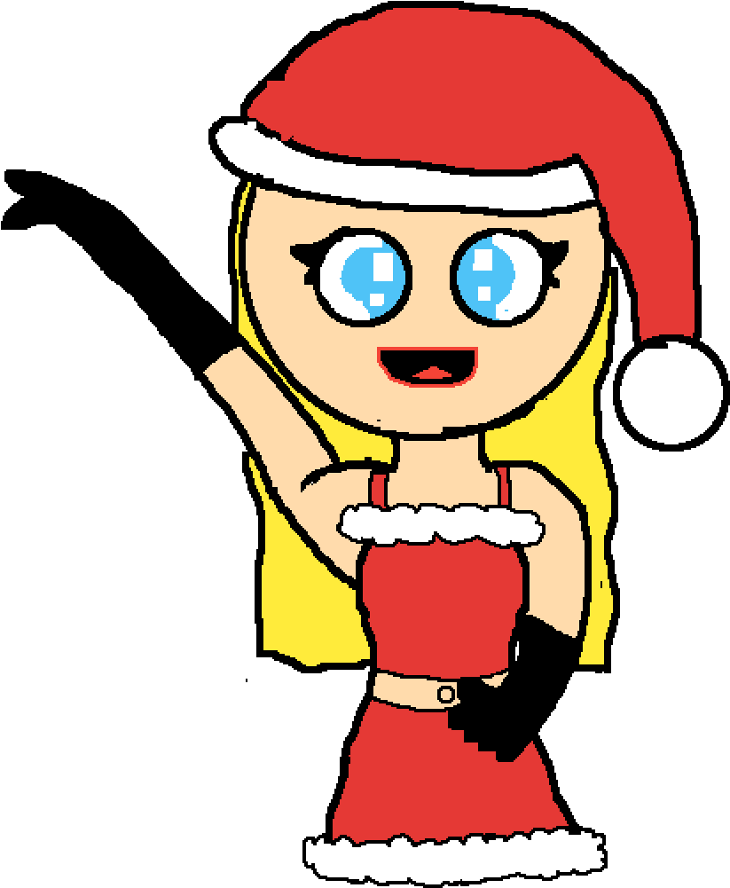 Regina George Jingle Bells - Cartoon Clipart (1400x1400), Png Download