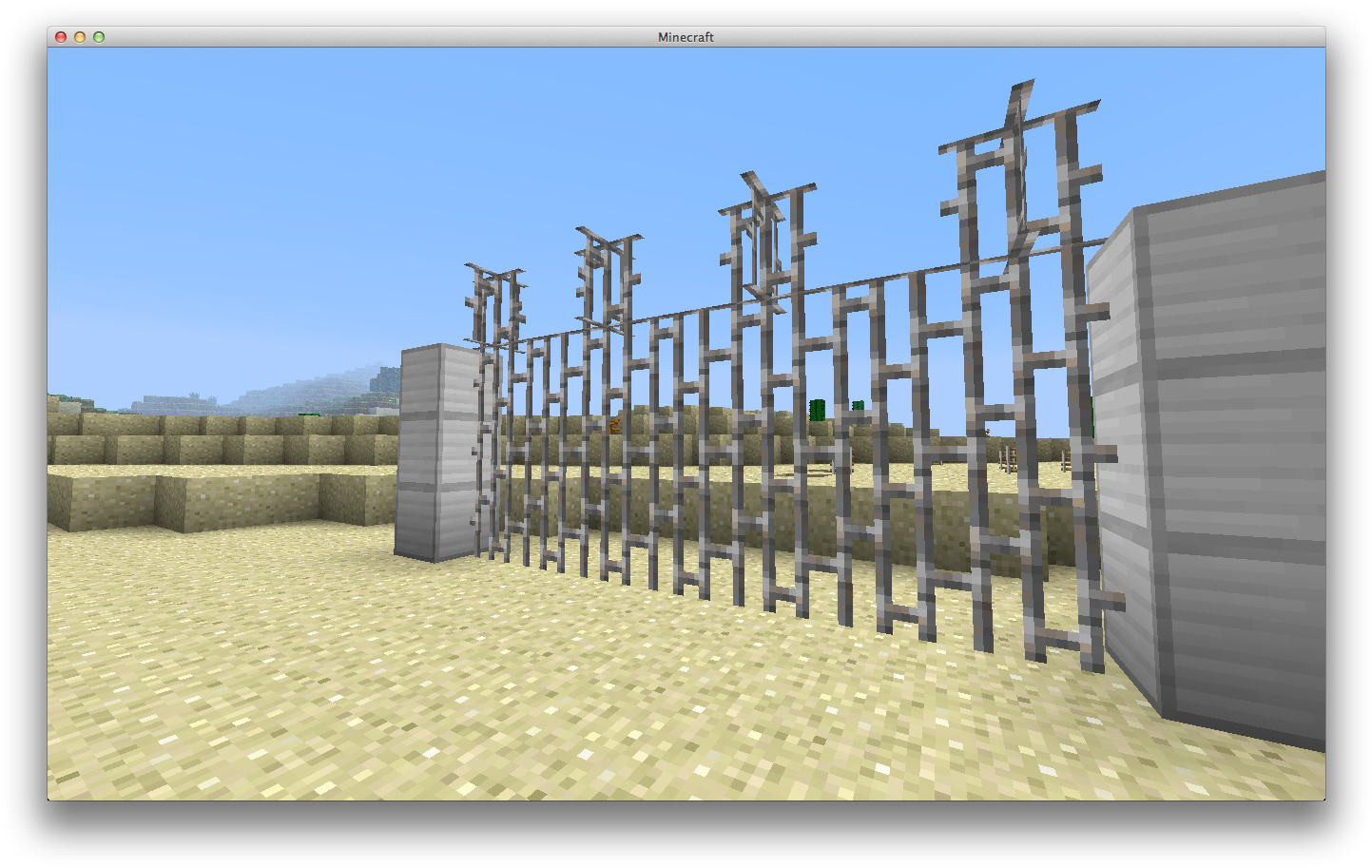 [detail] Barbed Wire Fences - Minecraft Barbed Wire Fence Clipart (1458x928), Png Download